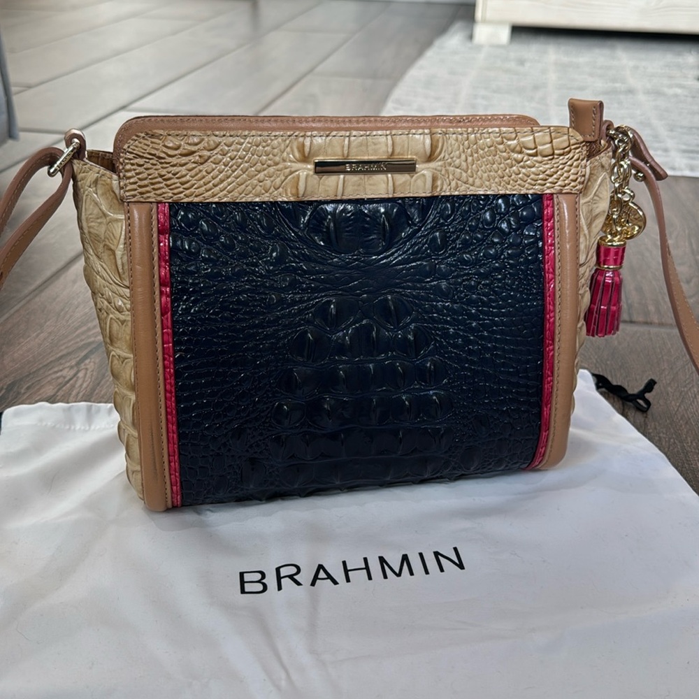 Brahmin Avondale Carrie Ink Crossbody